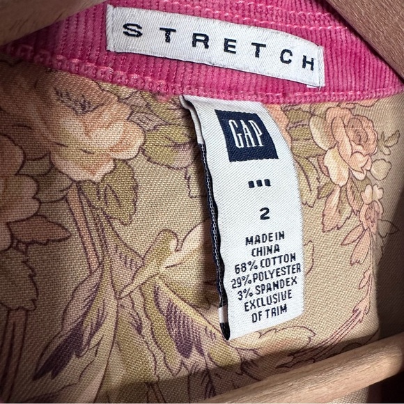 Gap | Stretch Pink 2 Button Corduroy Blazer Y2K Size 2 - Picture 10 of 11